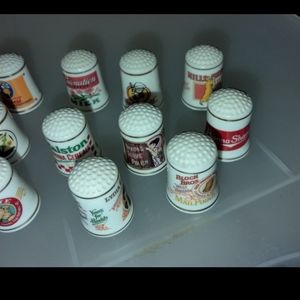 Vintage Thimbles Franklin Mint Collection 1980